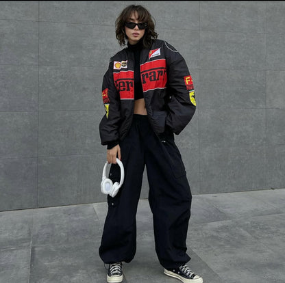 Ferrari F1 Racing Black Jacket