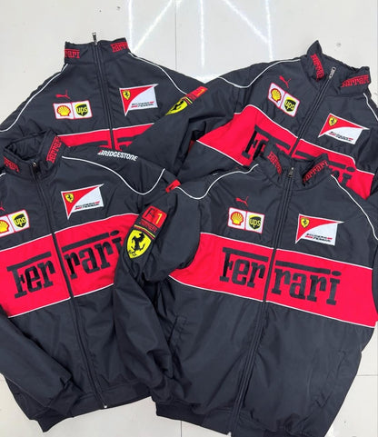 Ferrari F1 Racing Black Jacket