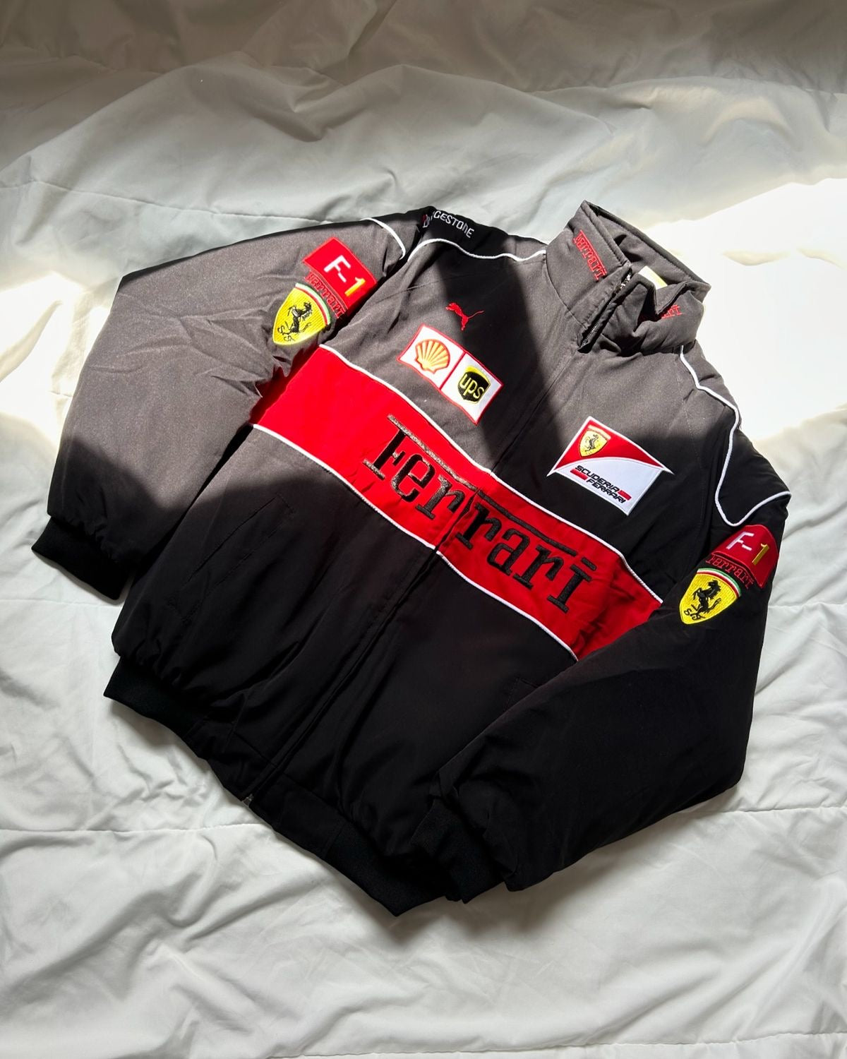 Ferrari F1 Racing Black Jacket