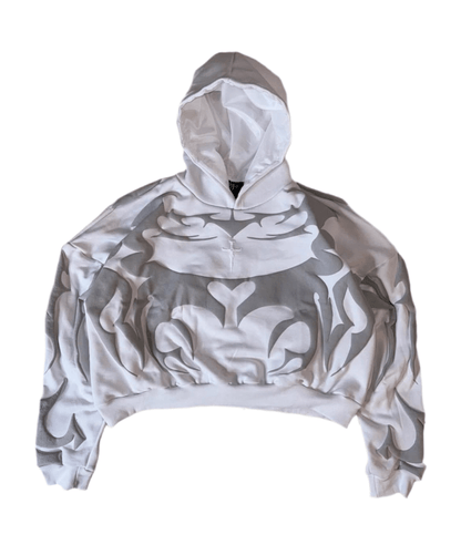 Ghost White Delta Hoodie - Warmsouls