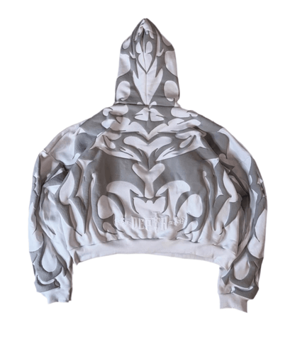 Ghost White Delta Hoodie - Warmsouls