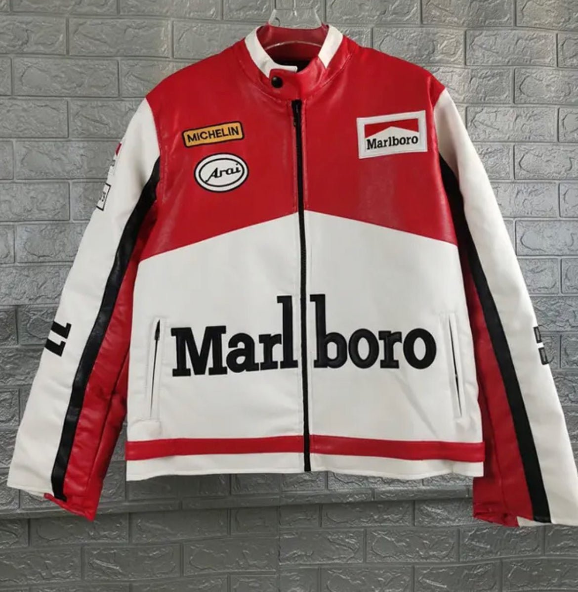Marlboro Racing Leather Jacket - Warmsouls