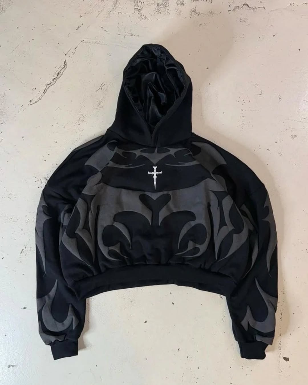Tribal Shadow Delta Hoodie - Warmsouls